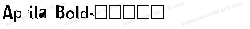Aprila Bold字体转换